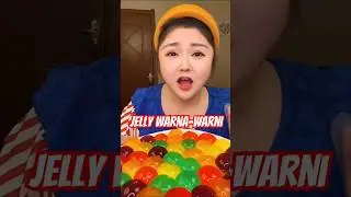 MUKBANG JELLY WARNA-WARNI #shorts