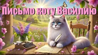 «Письмо коту Василию как Мурзик прилетел в деревню» 🐈🐈‍⬛ 