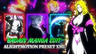 3 trending badass manga edits || alightmotion || preset/xml || #5
