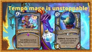 95% WINRATE - TEMPO MAGE | this deck makes people RAGE QUIT | CHEAP BURST DECK