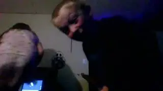 getting hit in the the nuts by my sister