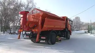 На уборку улиц Саяногорска на следующей неделе выйдет новая КДМ