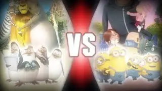 The Penguins Of Madagascar vs The Minions (Madagascar/Despicable Me) - VS Trailers S6