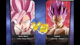 Xenoverse 2 - Requested match (PC): Goku Black Super Saiyan Rosé vs Vegeta Ultra Ego