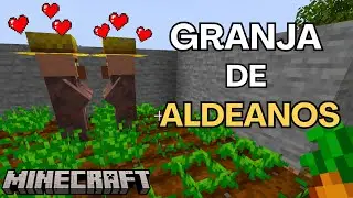 ✅GRANJA de ALDEANOS para Minecraft (Java y Bedrock)