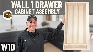 Wall 1 Drawer Cabinet Assembly (W1D) | RTA Cabinet Assembly