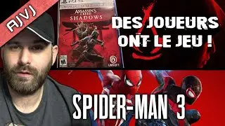 Des joueurs ont déjà AC SHADOWS 😲 Peter sera de retour dans SPIDER-MAN 3, AVOWED = 2 Reboot,...