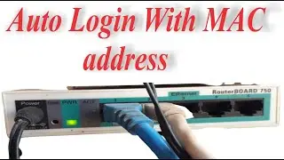Mikrotik:Hotspot User Auto Login By Mac Adress Urdu/Hindi