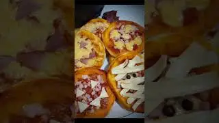 Мини пиццы на Хэллоуин 🍕 