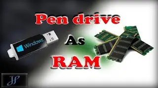 Using your pen drive/USB flash drive as a RAM/computer memory.