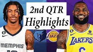 Memphis Grizzlies vs. Los Angeles Lakers Full Highlights 2nd QTR | Apr 26 | 2023 NBA Playoffs