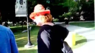 Strange Hat Lady