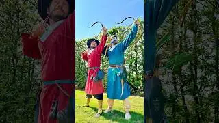 Synchronised Shooting #chinesearcheryprogram #archery
