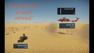 Is it possible to kill ground vehicles using flares? (less serious edition)