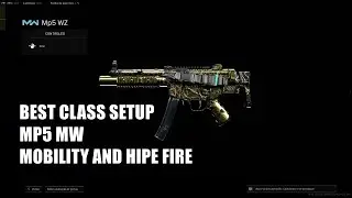 BEST CLASS MP5 MW Warzone Mobility and Hipe Fire (English and Português) Melhor Classe MP5 MW