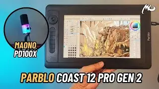 Review PARBLO COAST 12 PRO gen 2 & MAONO PD100X XLR/USB Mic #parblo #maono #maonopd100x