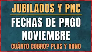 Cuando y Cuanto cobro NOVIEMBRE 2023 : Cronograma de pagos Anses para jubilados y pensionados