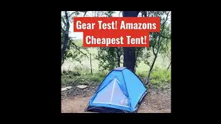 Camping Adventure at Cibolo Gardens Nature Reserve: Putting the Cheapest Amazon Tent to the Test!