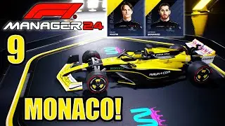 FINALMENTE MONACO! F1 MANAGER 24 ITA #9 - Create a Team Gameplay HD