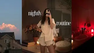 a lazy, simple night routine