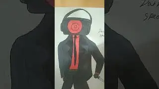 заказ @DARK-SPEAKER-MAN-52 #art #скибидитуалет #drawing #клокмен #darkspeacerman #daniela