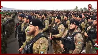 В ГРОЗНОМ СОСТОЯЛОСЬ ТОРЖЕСТВЕННОЕ ПОСТРОЕНИЕ БОЙЦОВ СИЛОВЫХ СТРУКТУР ЧР К 70-ЛЕТИЮ ПРЕЗИДЕНТА РФ