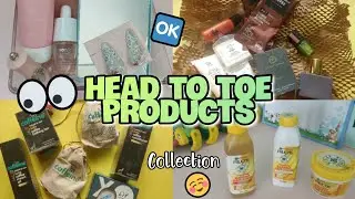 Head To Toe Affordable Products 💗 #myglamm #nykaa #smytten #mcaffeine #dotandkey #amazon #unboxing