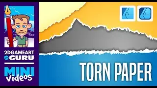 Affinity Designer Mini Tutorial - Creating a Torn Paper look