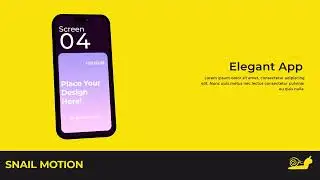 Free Futuristic 3D App Promo: After Effects Template | Snail Motion