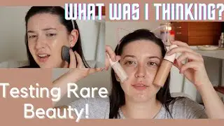 ANOTHER CELEBRITY MAKEUP LINE?! FIRST IMPRESSION OF RARE BEAUTY!