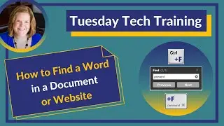 How to Find a Word in a Document or Website