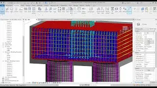 Draw detail reinforcement bar of pile