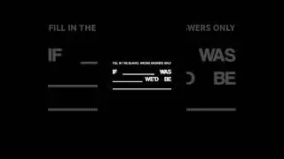 New music this month. Fill in the blanks wrong answers only #shorts #millennials #newmusic #lyrics