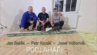 Jak jsme položili masivní dřevěnou modřínovou podlahu na dvojitý dřevěný rošt včetně izolace.