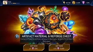 +3 ARTIFACT MATERIAL & REFORGE CHEST OPENING ☠️ INJUSTICE 2 MOBILE GAMEPLAY