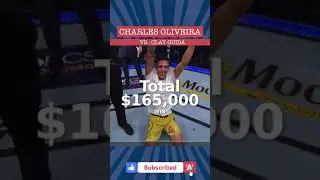 Charles Oliveira Career Earnings $$$ #shorts