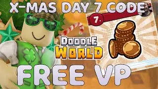 [ADVENT CODE EVENT] FREE VP DAY 7 CODE IN ADVENT CALENDAR IN DOODLE WORLD ROBLOX