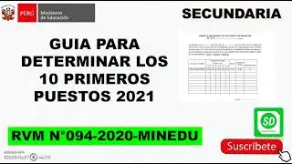 PRIMEROS PUESTOS 2021