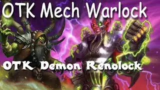 OTK Demon Renolock vs OTK Mech Warlock - Timelapse Wild Hearthstone #3