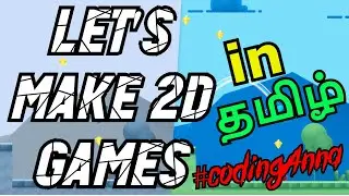 How To Make A 2D Game in Unity in Tamil || 