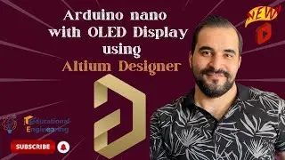 Arduino nano with OLED Display  using Altium Designer