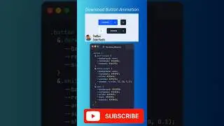 Download Button Animation Using HTML & CSS | 