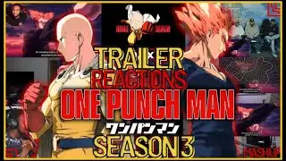 ONE PUNCH MAN Season 3 Trailer REACTIONS!! / ワンパンマン 3 PV リアクション