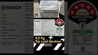 bosch fully automatic 8kg top load washing machine 2023 model | WOE802S7IN | 