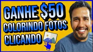 GANHE $50 COLORINDO FOTOS COM APENAS 1 CLIQUE | A Inteligência Artificial Faz tudo. Paga em Dólar