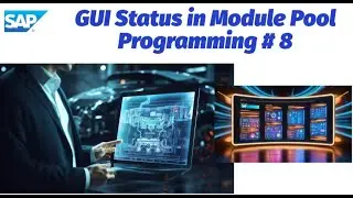 SAP ABAP module pool programming - Creating GUI Status & GUI Title (An Example Program) # 8