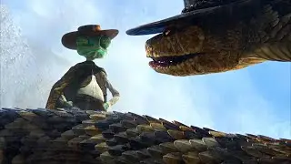 Rango vs. Jake - Rango (2011) 4K.