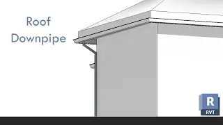 Roof Downpipe in Revit