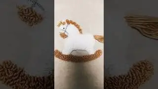 ковровая вышивка #ковроваявышивка #punchneedle #schorts