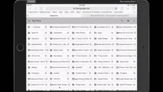 Opening Files from Drive on iPads: Desktop Version of Drive on Safari iPad